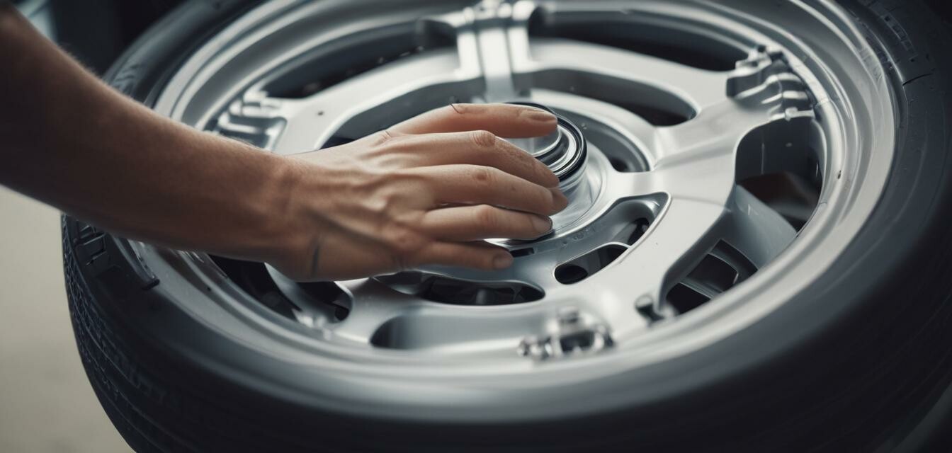Mechanic mounting alloy wheel